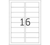 HERMA Special - Étiquettes en papier mates autocollantes amovibles - blanc - 88.9 x 33.8 mm 1600 étiquette(s) ( 100 feuille(s) x 16 )