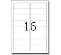 Herma 10009 Étiquettes movables/amovibles 88,9 x 33,8 A4 400 pièces Blanc