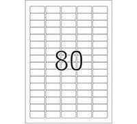 Herma Étiquettes 10901 super adhésives 35,6 x 16,9 mm A4 2000 pièces Blanc