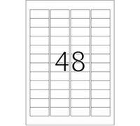 Herma 10902 Étiquettes super adhésives 45,7 x 21,2 A4 1200 pièces Blanc