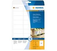 HERMA Special - Papier - mat - auto-adhésif extra fort - blanc - 63.5 x 29.6 mm 675 étiquette(s) (25 feuille(s) x 27 étiquettes Blanc G