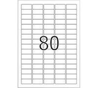 Herma Étiquettes universelles 10905 – 70 x 36 mm – Papier blanc – 600 pièces – Adhésif permanent