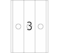 Herma Étiquettes pour classeurs suspendus 5167 – 63 x 297 mm – 75 étiquettes – blanc