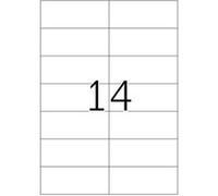 HERMA Special - Papier - mat - auto-adhésif permanent - bleu - 105 x 42.3 mm 280 étiquette(s) (20 feuille(s) x 14) étiquettes G