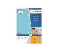 Herma Étiquettes 4398 A6 (105 x 148 mm) 400 pièces - papier mat, auto-adhésives permanentes - Bleu