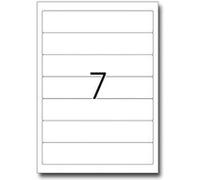 Herma 4825 Étiquettes classeur jet d'encre 192 x 38 A4 Blanc