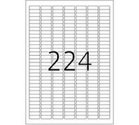 Herma Étiquettes Special papier mat auto-adhésives blanches 25,4×8,5 mm 90 g/m² 5600 (25x224)