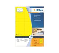 HERMA Special - Papier - mat - auto-adhésif permanent - jaune - 70 x 37 mm 2400 étiquette(s) (100 feuille(s) x 24) étiquettes
