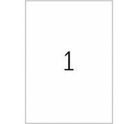Special - Papier - mat - auto-adhésif permanent - jaune - A4 (210 x 297 mm) 20 étiquette(s) (20 feuille(s) x 1) étiquettes
