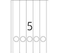 HERMA Special - Papier - mat - auto-adhésif permanent - rouge - 38 x 297 mm 100 étiquette(s) (20 feuille(s) x 5) étiquettes de dossiers opaques G