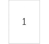 Special - Papier - mat - auto-adhésif permanent - Rouge lumineux - A4 (210 x 297 mm) 20 étiquette(s) étiquettes fluorescentes