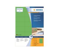 Special - Papier - mat - auto-adhésif permanent - vert - 70 x 37 mm 2400 étiquette(s) (100 feuille(s) x 24) étiquettes