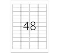 HERMA Special - Polyester - brillant - auto-adhésif permanent - argent - 45.7 x 21.2 mm 1200 étiquette(s) (25 feuille(s) x 48 étiquettes pelliculées G