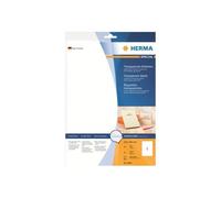 HERMA Special - Polyester - brillant - auto-adhésif permanent - transparent - A4 (210 x 297 mm) 10 étiquette(s) étiquettes pelliculées