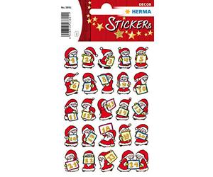 Herma Sticker/Bijoux Étiquette Decor Noël Calendrier de l'Avent avec gaufrage doré 2blatt/1 pièce
