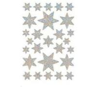Herma sticker de n?el ?toiles, assorties, argent?es 3917 argent G