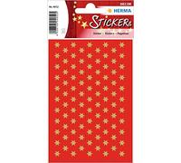 Herma Sticker de Noël Decor "Sterne", 6 Mm, Gold
