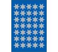 Herma Sticker De Noel "Étoiles", 16 Mm, Argenté 3 X 35