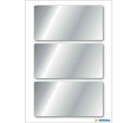 Herma Sticker De Noël, Rectangulaire, 34 X 67 Mm, Argent