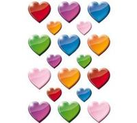 Herma sticker decor bunte herzen 3403 G