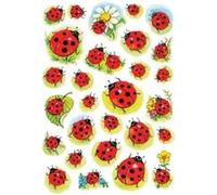 Herma sticker decor coccinelles et fleur 3815 G
