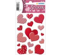 Herma Sticker DECOR fleurs cœurs fleuris 3 feuilles