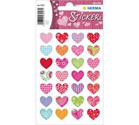 Herma Sticker DECOR Love Cœurs colorés 3 feuilles