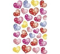 Herma - sticker magic coeurs pointillés 32 sticks 1 feuille 85x120mm 3256 G