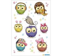 HERMA Sticker MAGIC Eulenkinder Transpuffy