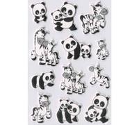 Herma sticker magic familles de pandas et de zbres, foam 6021 G