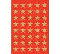 Herma stickers de nöel étoiles 33 mm doré 3 feuilles de 8 3925 doré G