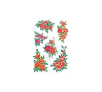 Herma Autocollants 3809 Papier mat Saint-Valentin Motif roses rouges Lot de 18