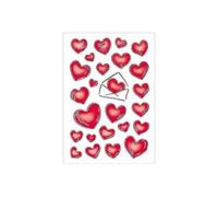 Herma stickers decor coeurs & lettres 2 x 25 stickers 3509