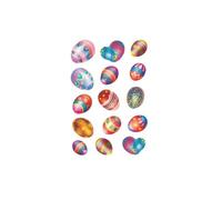 Herma stickers decor oeufs de pâques scintillant 2 feuilles de 15 3672