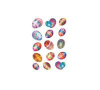 Herma stickers decor oeufs de pâques scintillant 2 feuilles de 15 3672