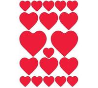 Herma - Stickers Décoratifs Decor Coeurs, 3x19 Stickers 3827