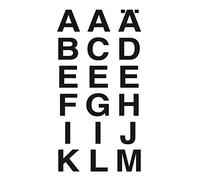 Herma Stickers Lettres de A à Z, écran Noir, 20 x 20 mm VE = 1