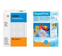 Herma Étiquettes de fermeture 4236 Ø 40 mm A4 transparent
