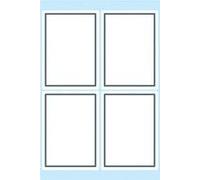 HERMA ¿tiquettes pour livres, forme ovale, rouge / vert /