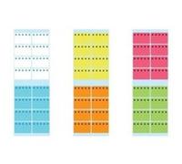 Herma Deep-freeze labels 26 x 40 mm Lum. Orange Ice Crystals 48 pcs - Étiquette autocollante (26 x 40, 48 pièces).