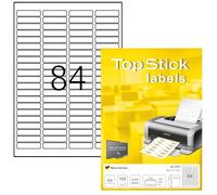 HERMA TopStick Étiquettes autocollantes 46 × 11 1 mm - 8400 pcs - Blanc