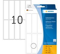 HERMA Vielzwecketiketten weiß 20x75 mm Papier matt 320 St.