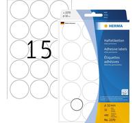 HERMA Vielzwecketiketten weiß 32 mm rund Papier 480 St.
