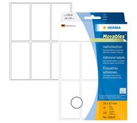 HERMA Vielzwecketiketten weiß 34x67 mm ablösbar 144 St.