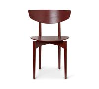 Herman Chaise de Table à Manger Frêne/Marron Rouge