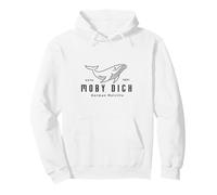 Herman Melville Cute Whale | Boat Tour | Moby Dick Sweat à Capuche