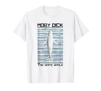 Herman Melville Illustration de Moby Dick la Baleine Blanche T-Shirt