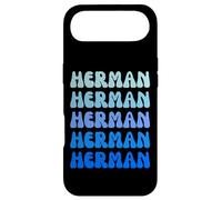 Herman Retro Name Stack Design Coque pour iPhone Air