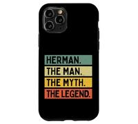 Herman The Man The Myth The Legend Citation Humoristique personnalisée Coque pour iPhone 11 Pro