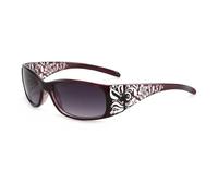 hermaner Rectangular Sunglasses Womens UV400 Protection Thick Flower Print Temples Gradient Lenses Luxury Ladies Sun Glasses Personality Sunnies Outdoor Street Party Travel